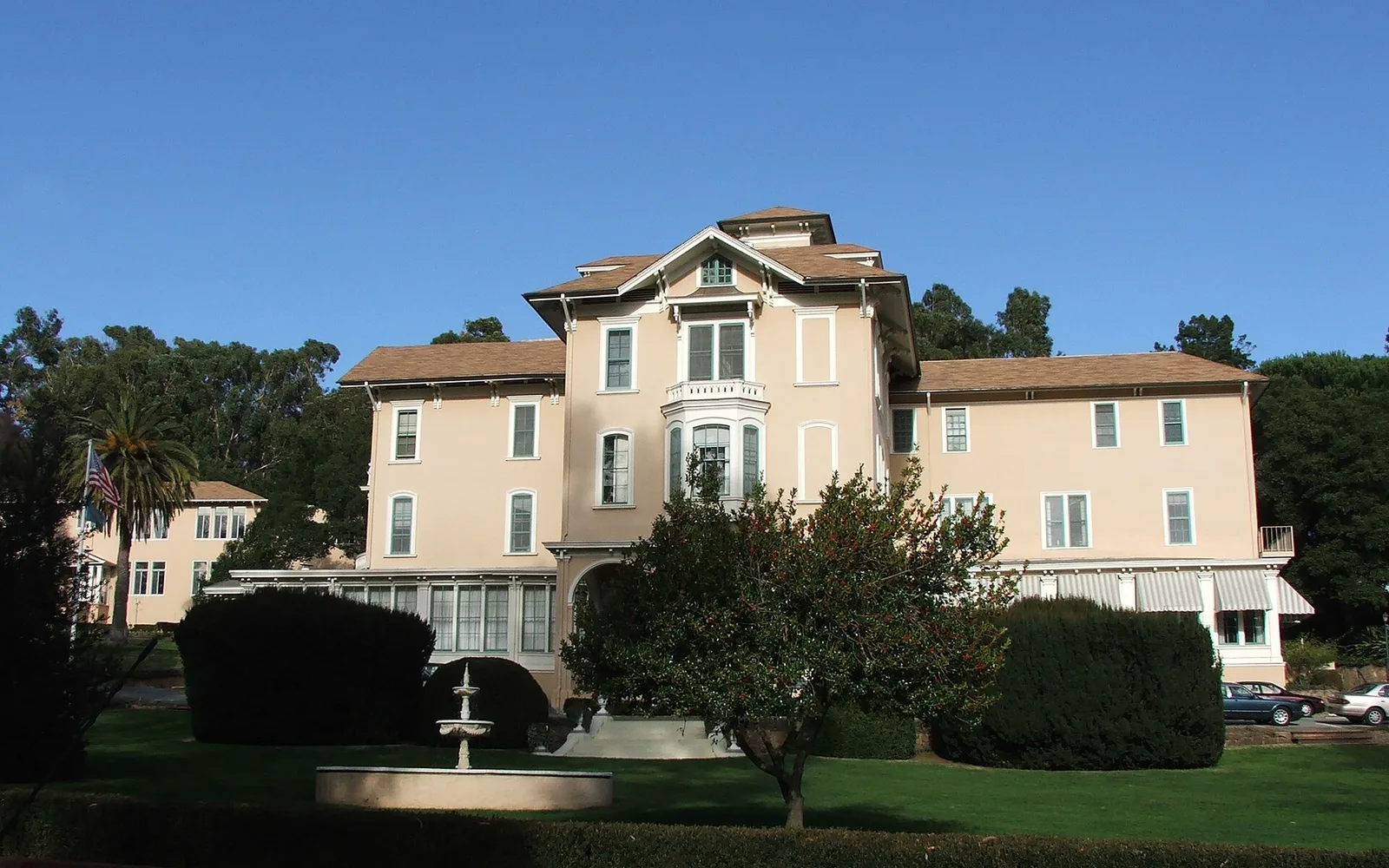 Historic Ralston Hall in Belmont, California